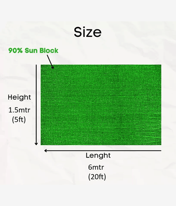 Greenery 5*20ft Net & Trap Green W