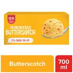 Kwality Walls Frozen Dessert - Butterscotch, 700 Ml