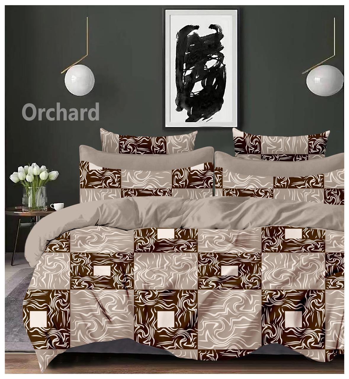 Premium Cotton Elastic Fitted King Size Bedsheet with 2 Pillow Covers