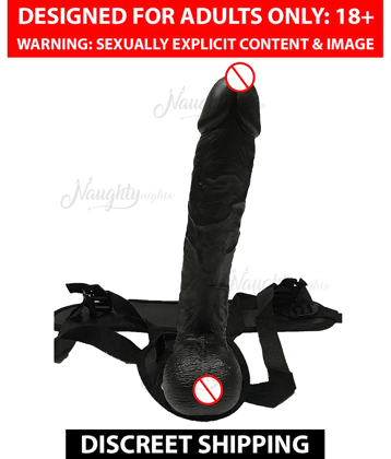 12 Inch Big Black Strap On Dildo For Extreme Pleasure Sex Toy For Women