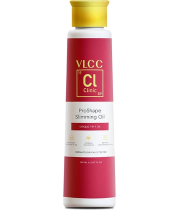 VLCC Clinic Proshape Slimming Oil - 150 ml - Anti-Cellulite, Firms, Tightens And Smoothens Flabs