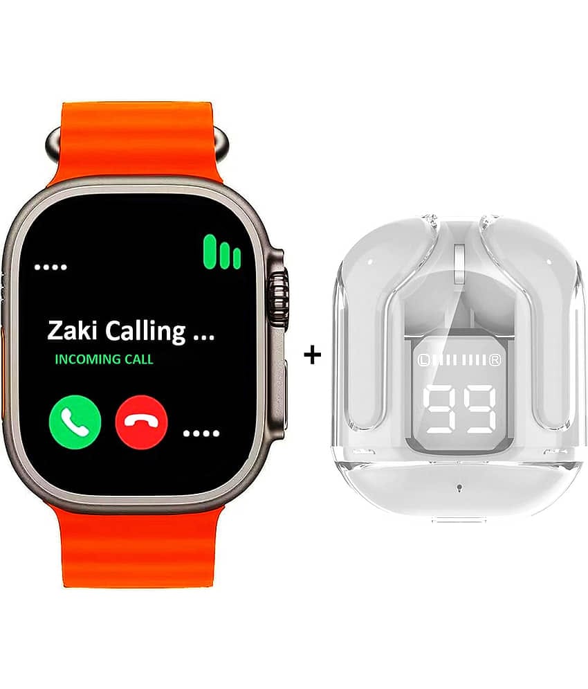 Retailstore Combo Digital Display Earbuds Multicolor Smart Watch