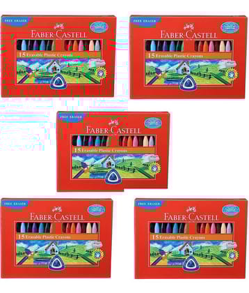 Faber Castell - Other PLASTIC CRAYON (Pack of 6)