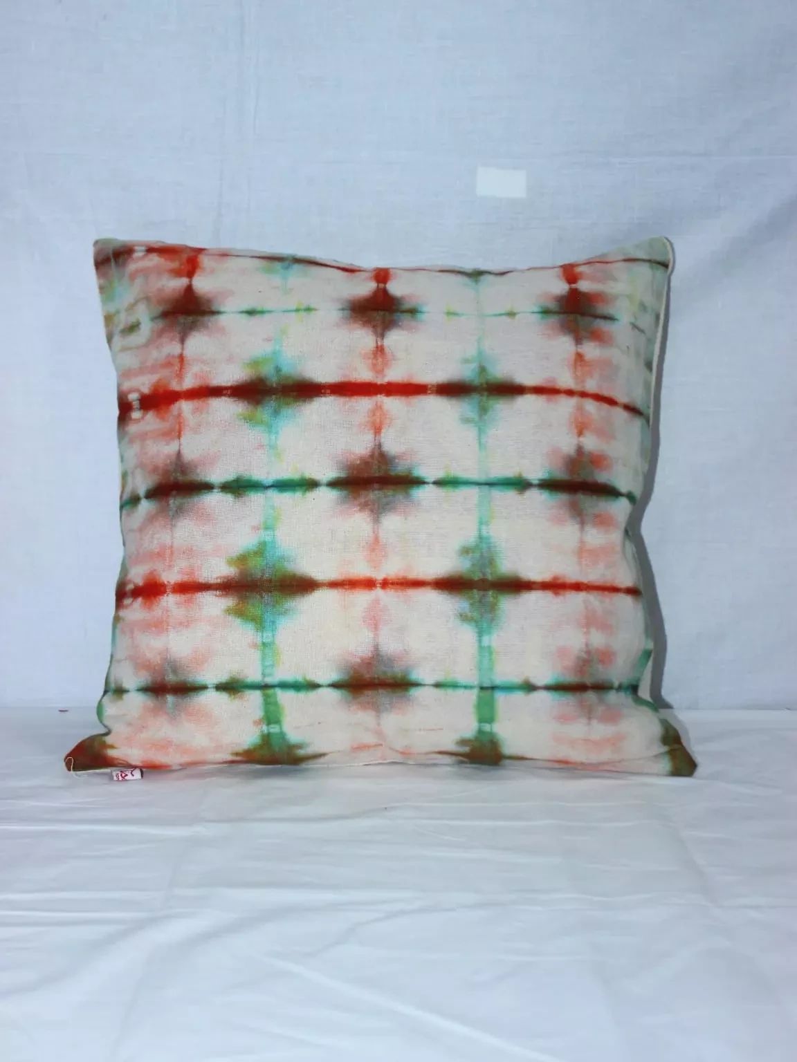 Tisser Tye & Dye cushion cover Manjarpat Cotton-Size-16x16