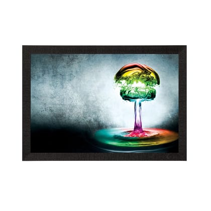 Neon Colorful Abstract Satin Matt Texture UV Art Painting