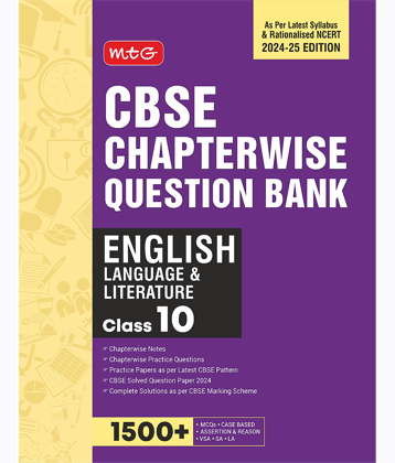 CBSE Class 10 Chapterwise Question Bank English Language & Literature
