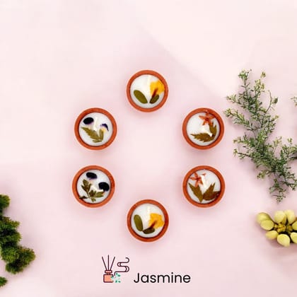 Set of 6 Scented Candle Box - Lotus