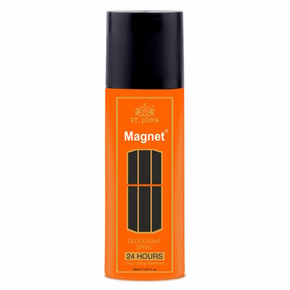 ST.JOHN Deo Magnet Deodorant Body Spray for Long Lasting Protection 150ml (Pack of 12) ST.JOHN Deo Magnet Deodorant Body Spray for Long Lasting Protection 150ml (Pack of 12)