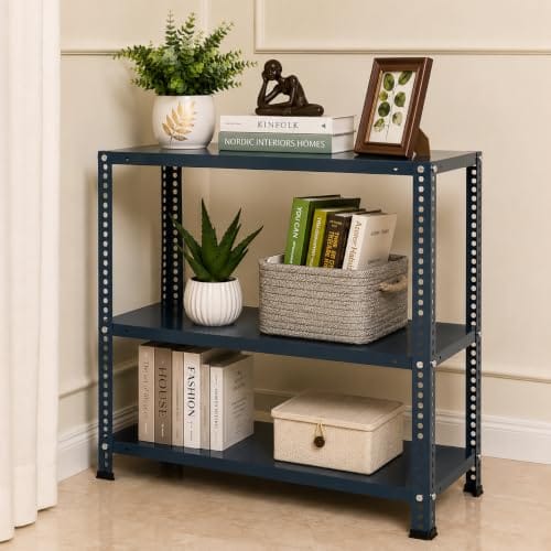 Pure Source India Iron Adjustable Display Rack for Home, Office, Kitchen & Gym