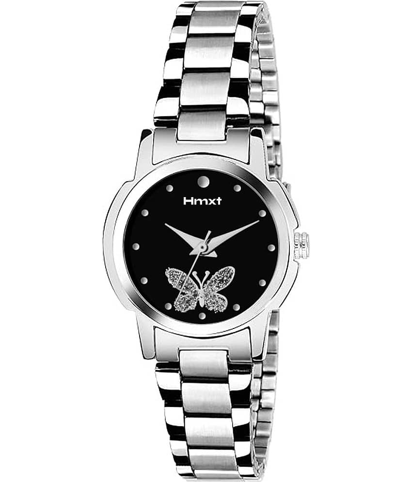 HMXT Silver Stainless Steel Analog Womens Watch
