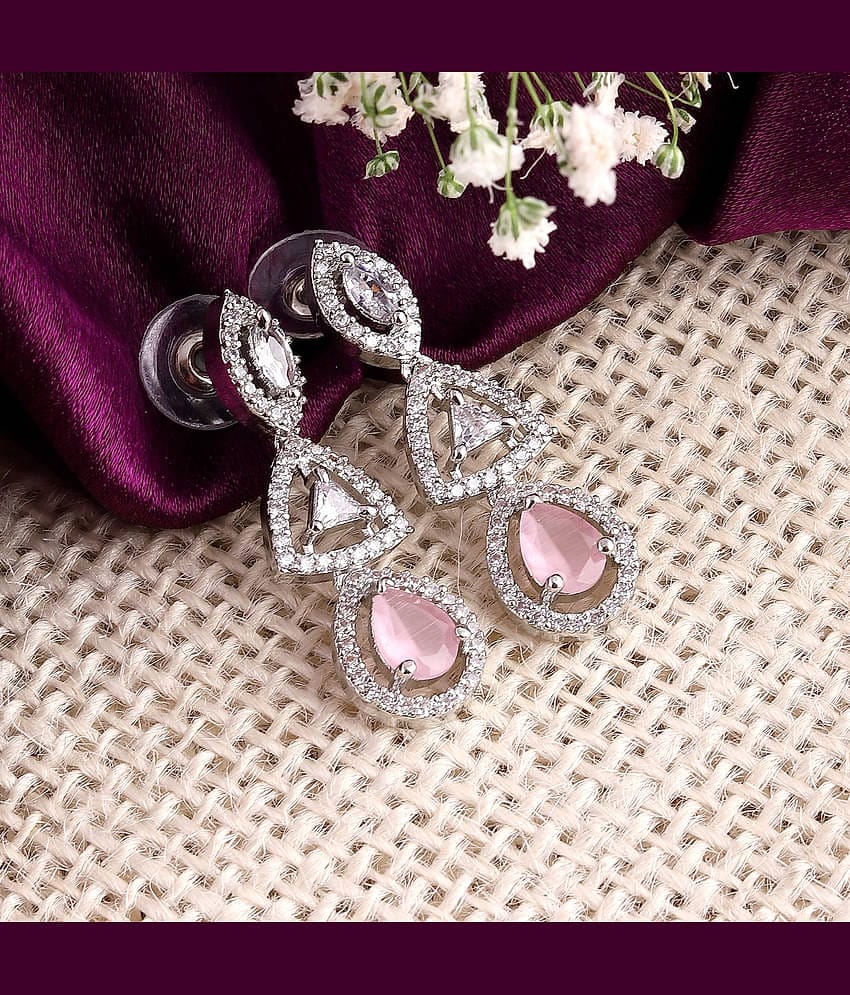 gilher Pink Huggies Earrings ( Pack of 1 )