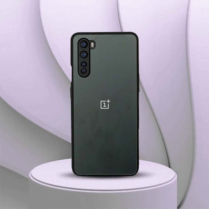 OnePlus Nord Solid Matte Finish Case With Contrast Color Edges-Black