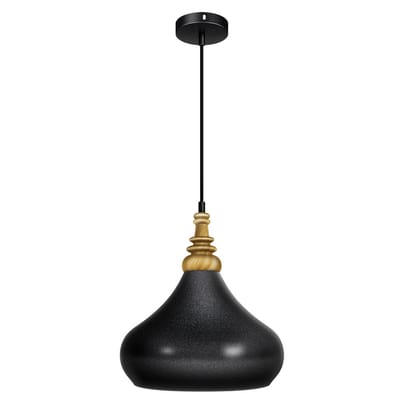 Beuhome Pendant Light Antique Silver Black BP02