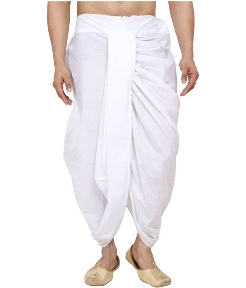 GN hub White Dhoti Single Pack