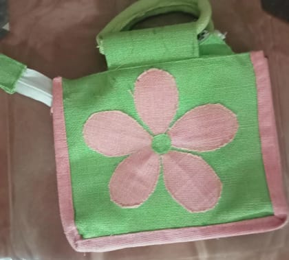 EcoFriendly Green Jute Bag