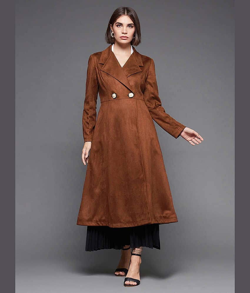 Miss Chase - Polyester Brown Jackets