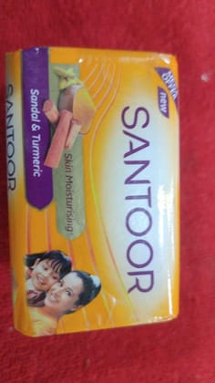 SANTOOR SANDAL&TURMERIC SOAP 4N RS.40