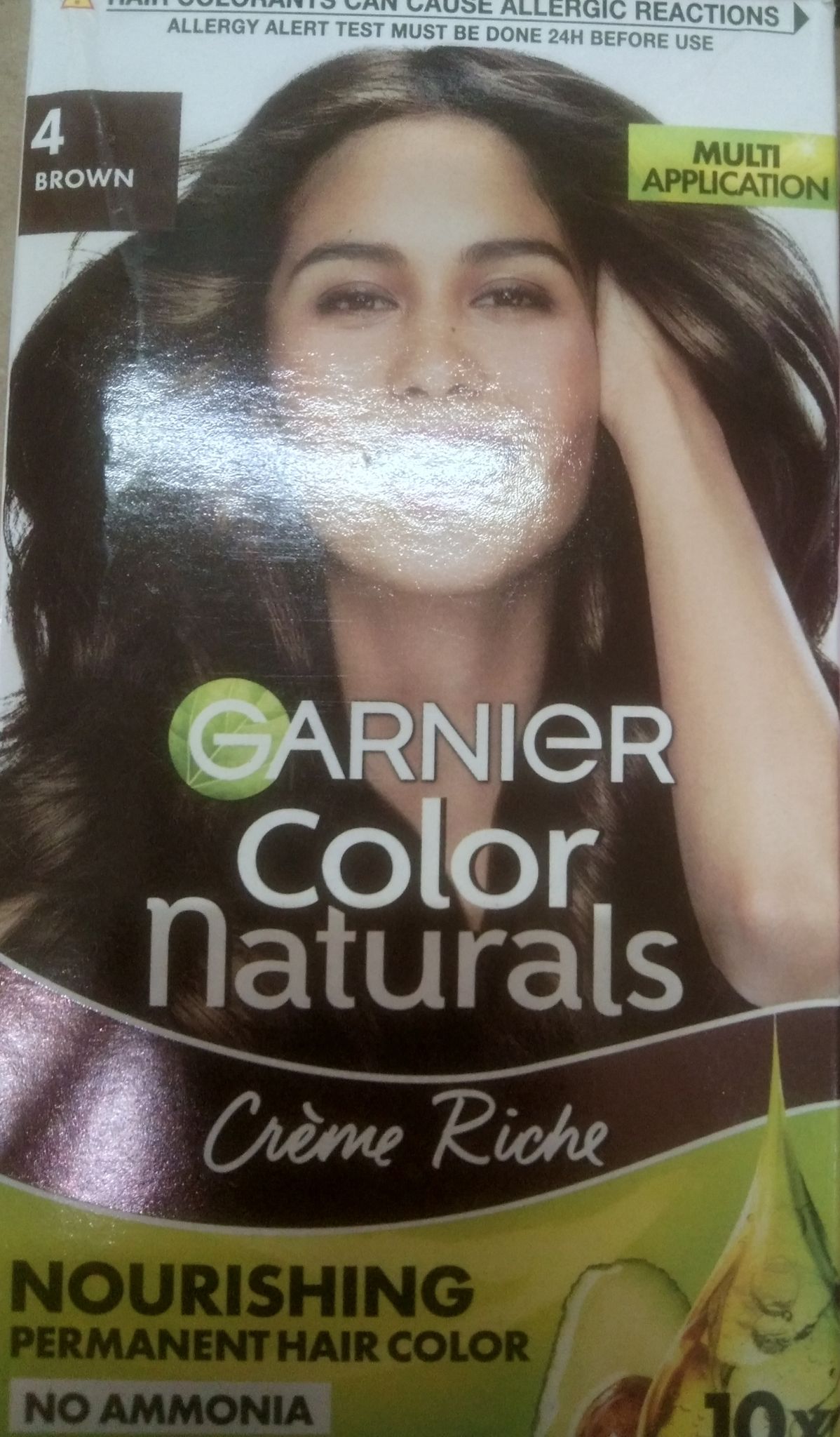Garnier color naturals 70ml+60gm no4