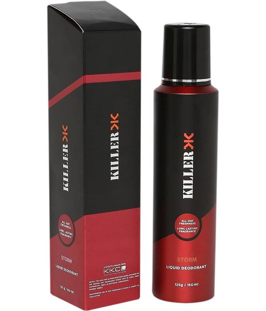 Killer Storm No Gas Body Spray Deodorant Deodorant Spray for Men 150 ml ( Pack of 1 )