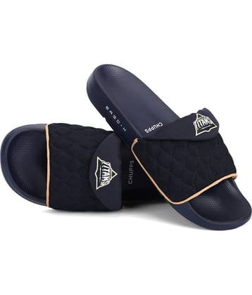 CHUPPS Navy Men's Slide Flip Flop