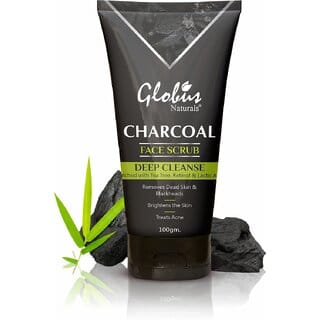 Globus Naturals Detox Charcoal Men, Women Scrub 100gm