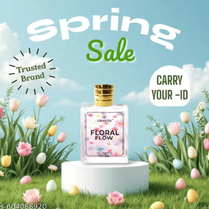 FLORAL FLOW - Elegant Floral Perfume for Women | Long-Lasting & Romantic Fragrance | Premium Floral Scent | 50ml