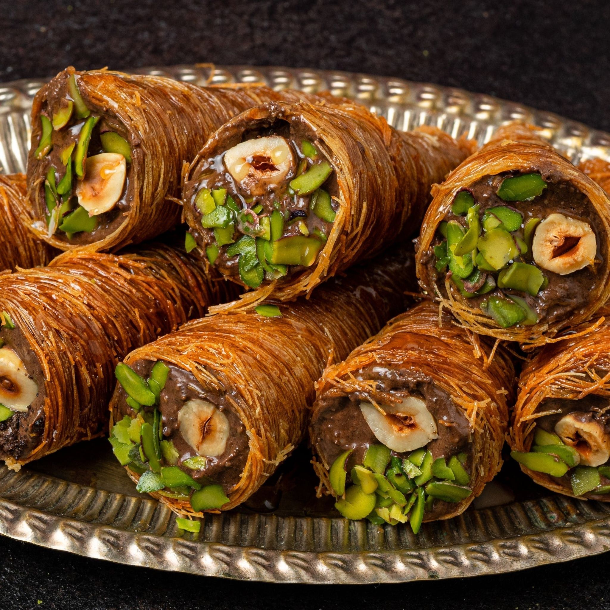 Hazelnut Kunafa Cones - 500 gm Stadium-1 kg