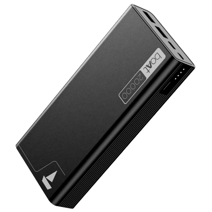boAt Energyshroom PB400 | Powerbank with 20000mAh battery capacity with Smart IC protection Carbon Black