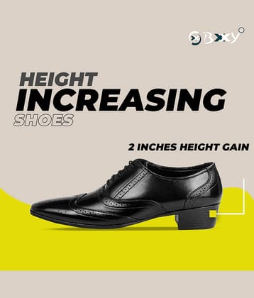 BXXY Tan Men's Brogue Formal Shoes