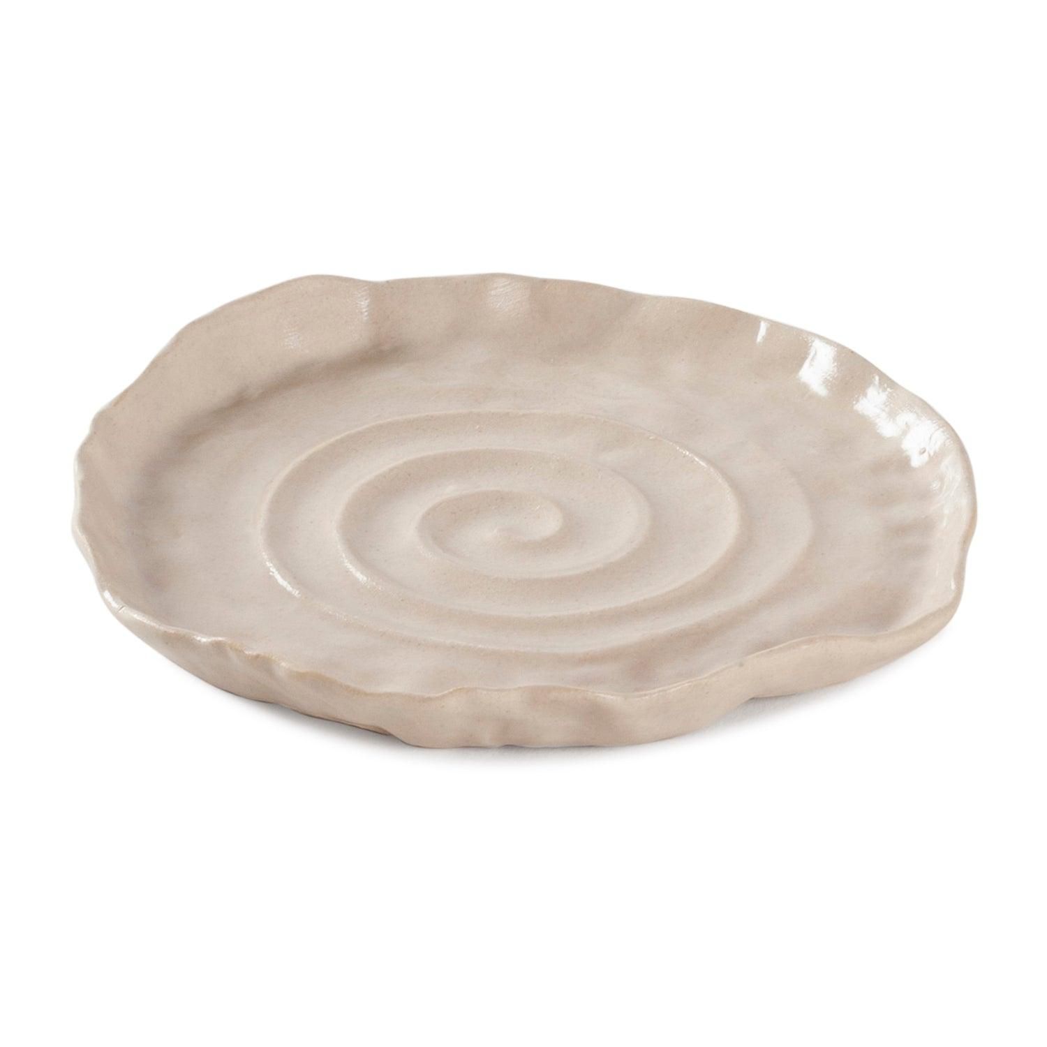 Stoneware Clay Plate 6x1