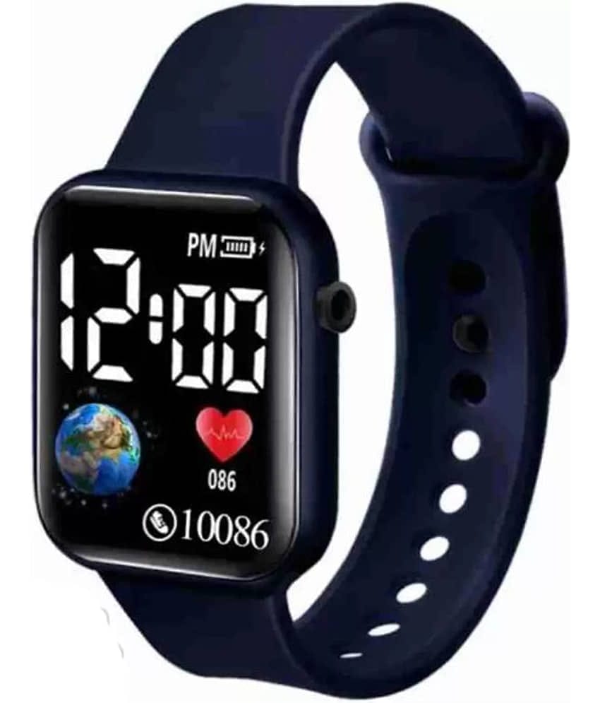 Fadiso Fashion Black Dial Digital Boys Watch ( Pack of 1 )