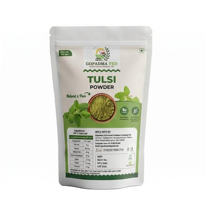 Tulsi Powder - 100 gm - 100 gm - One stand-up pouch