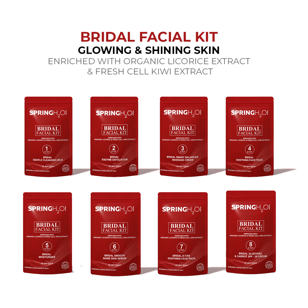SPRING H2O Bridal Facial Kit - Glowing & Shining Skin