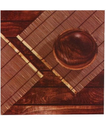 E-Retailer Set of 4 PVC Brown Fridge Mats