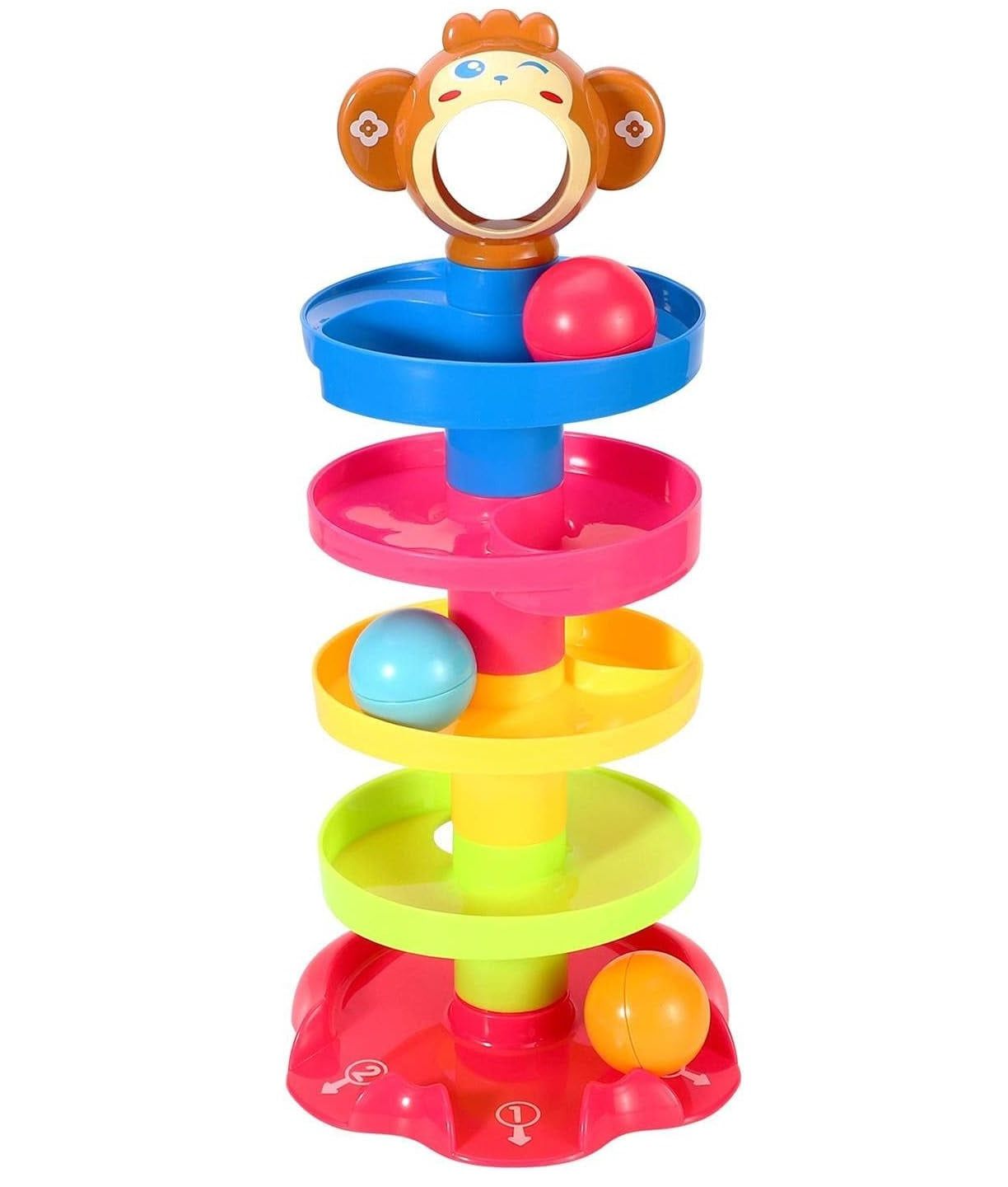 5 Layer Ball Drop and Roll Swirling Tower, Plastic