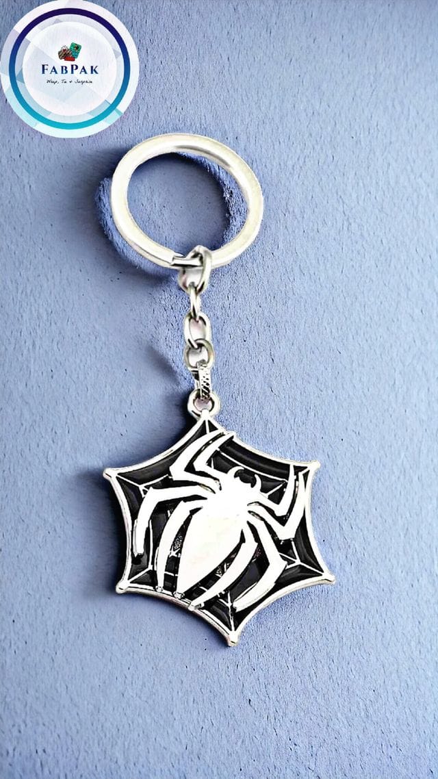 FABPAK Rotating Metal Spider Man Keychain