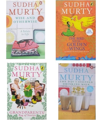 Grandparents Bag of Stories & The Bird with Golden Wings & The Day I Stopped Drinking Milk & Wise and Otherwise