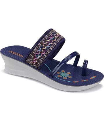 Bersache Blue Women's Flats