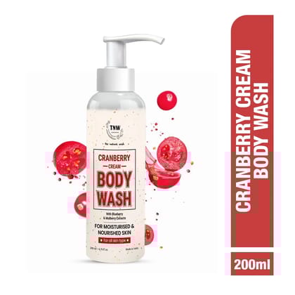 Cranberry Cream Body Wash For skin brightening & skin nourishment
