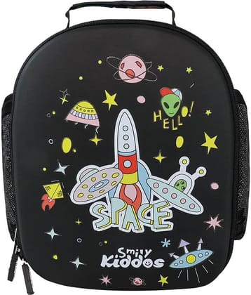 SmilyKiddos 25 Ltrs Black Polyester College Bag