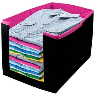 BESTOFINE Pack Of 1 Self Cloth Organizer Garment Cover Cloth Organiser Storage for Wardrobe shirt