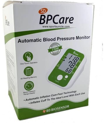 SD BP Care Automatic AUTOMATIC BLOOD PRESSURE MONITOR