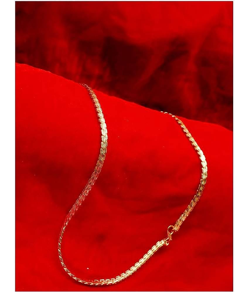 SHANKH-KRIVA Gold Plated Chain ( Set of 1 )