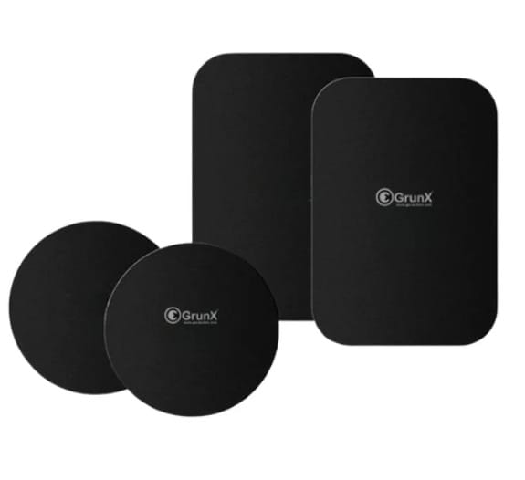 Buzz - Mount Metal Plate with 3M Adhesive for Magnetic Car Mount - Black Buzz 40 MM