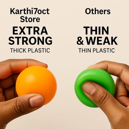 KARTHI7OCT STORE Hard Plastic Ball (Pack of 12) � Multicolor � 35 mm Diameter � Heavy & Durable Small Plastic Balls for Ball Pit/Ocean Pool/Indoor & Outdoor Play � Small Balls for Kids Pool