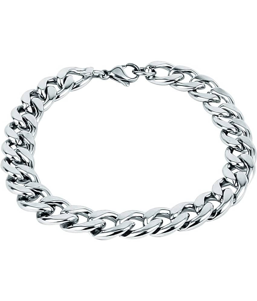 FASHION FRILL - Silver Bracelet ( Pack of 1 )