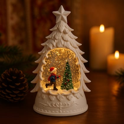 Coral Tree Ceramic LED Snow Tree Light with Glitter & Warm Glow – Christmas Décor Lamp Coral Tree Ceramic LED Snow Tree Light with Glitter & Warm Glow – Christmas Décor Lamp