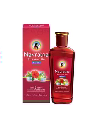 Navratna Cool Hair Oil 180 Ml