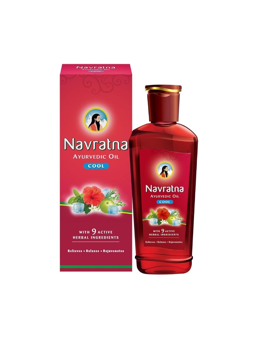 Navratna Cool Hair Oil 180 Ml