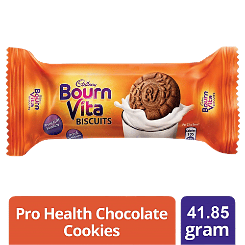 Cadbury Bournvita Biscuits Biscuits - Cookies With Prohealth Vitamins, 41.85 g Pouch